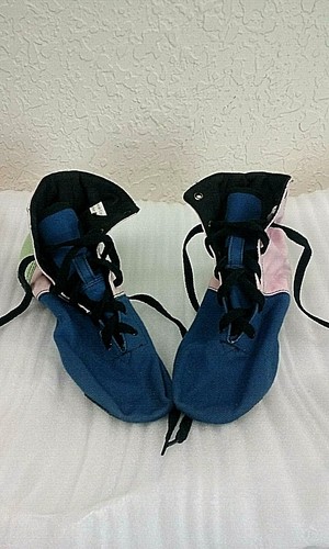 Ladies high top canvas pink - high,